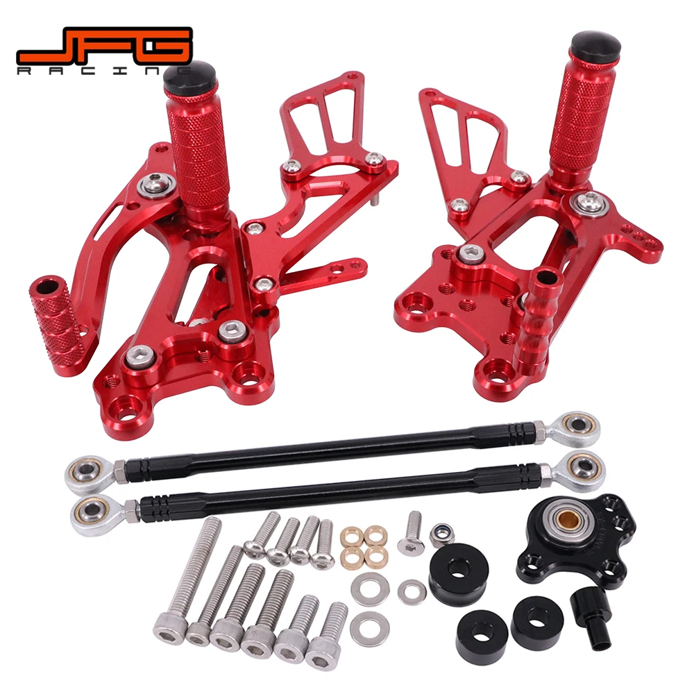 Мотоцикл с ЧПУ Регулируемые подножки педали для автомобиля Rest Rearset HONDA CBR1000RR 2004 2007