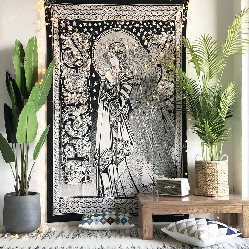 Loartee приносящая удачу богиня Ангел мира астрологический гобелен древняя