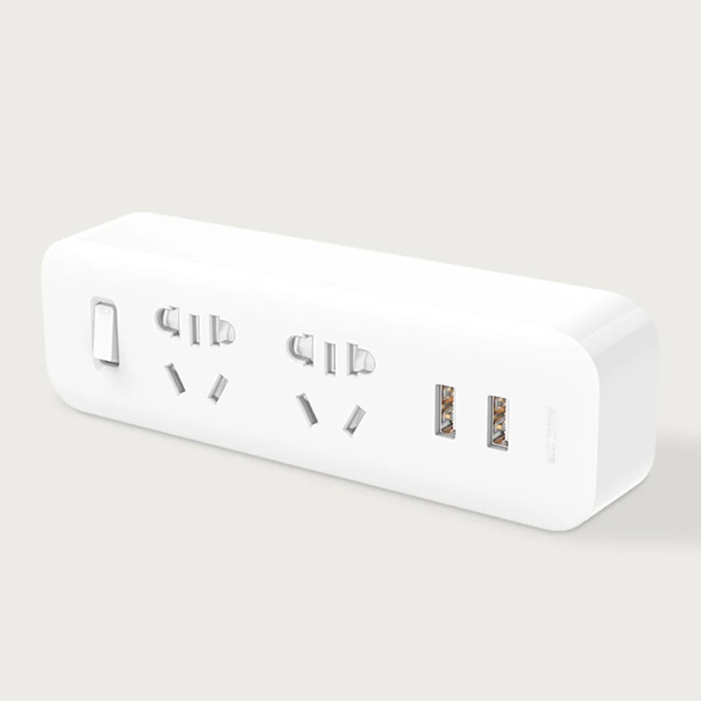 Xiaomi Mijia Smart power Strip Конвертер розетка домашний двухпозиционный конвертер