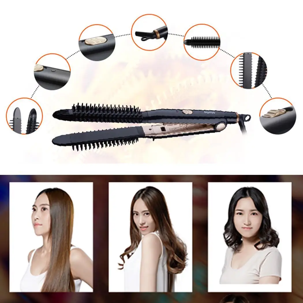 Модные женские многофункциональные прямые палочки для волос Инструменты