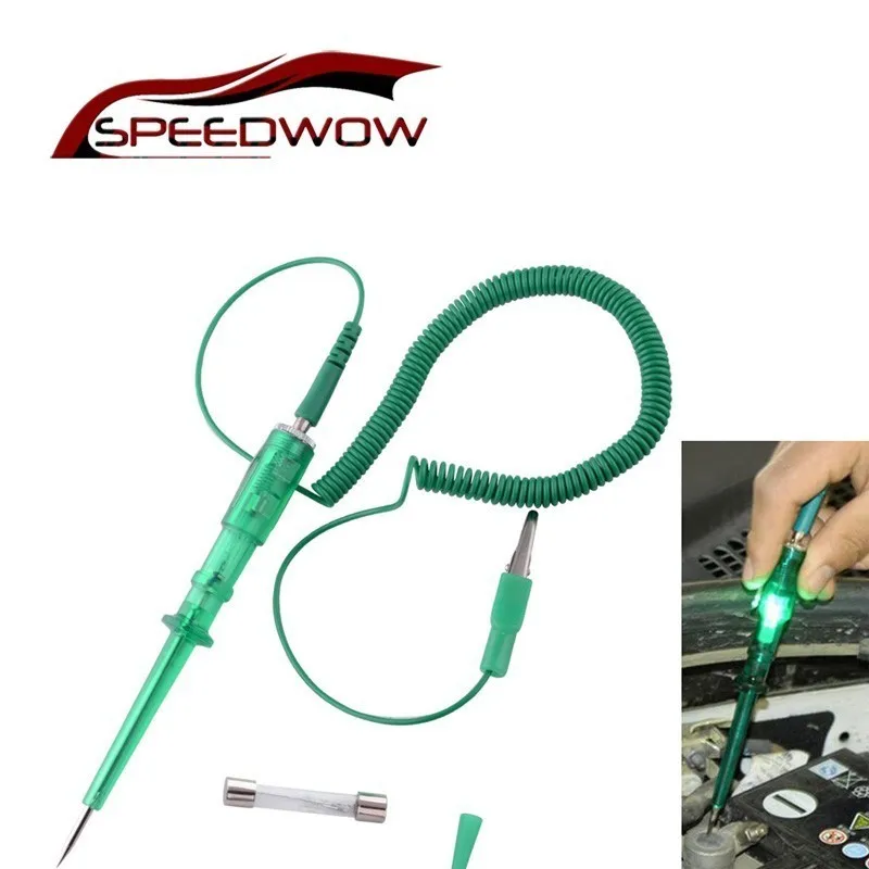 SPEEDWOW DC 6V 12V 24V тестер цепи автомобиля ручка светодиодный автоматический манометр