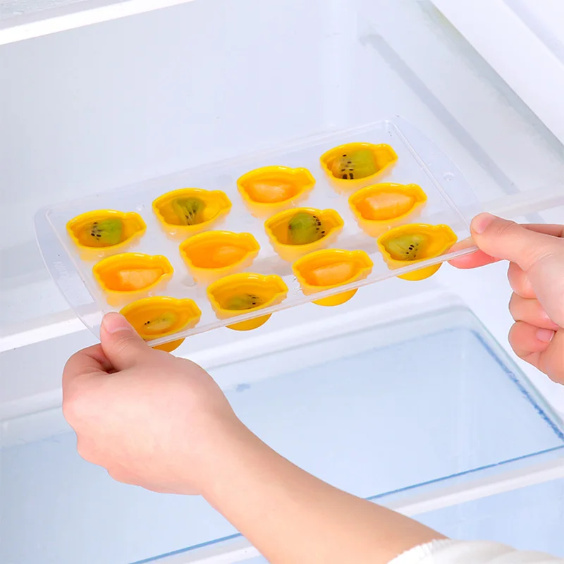 1PC Silicone Fruit Shape Chocolate Mold Tray Freeze Pudding Jelly Ice Maker DIY Creative Cube Bar Kitchen Accessories |
