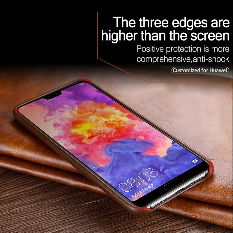 Чехол для телефона из натуральной кожи huawei P20 Pro Mate20 роскошный Ультратонкий чехол