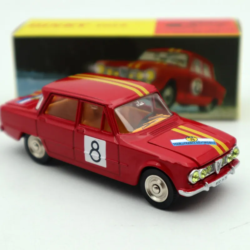 1:43 Atlas Dinky Toys 1401 для A ~ FA R MEO 1600 TI Rally #8 литьевые модели авто Подарочная