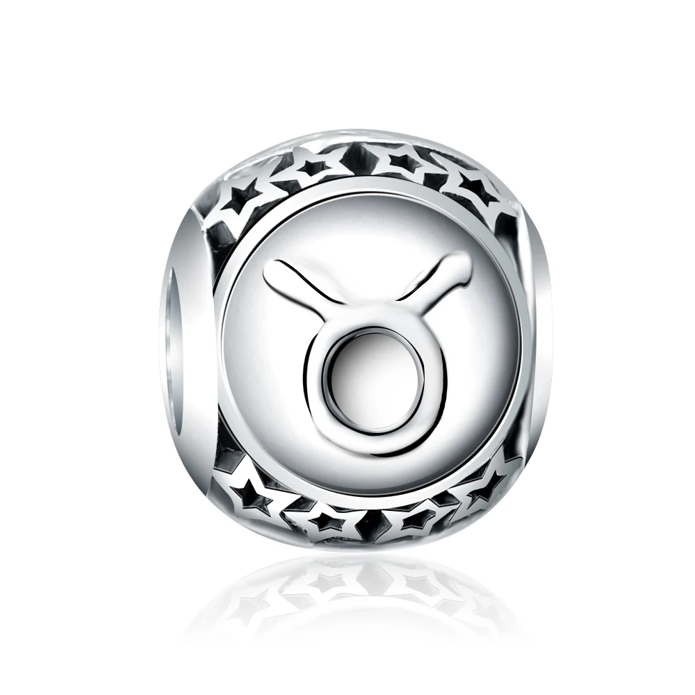 Новомодное очарование 12 созвездий аксессуары зодиака Бусины Подходят