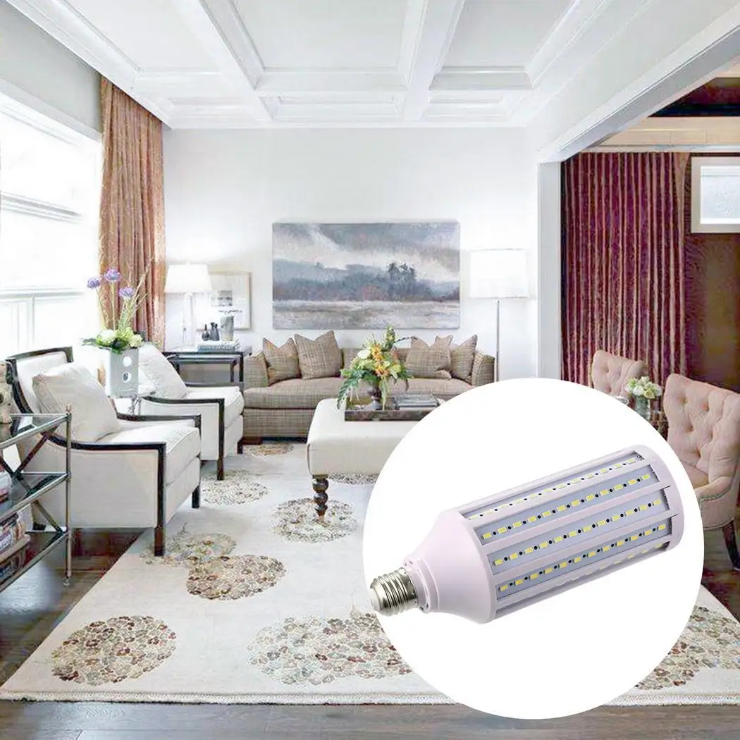 E27 40 Вт белый/теплый белый светодиодный кукурузы 7 4 см/2 9 дюйма 220 V свет почти все