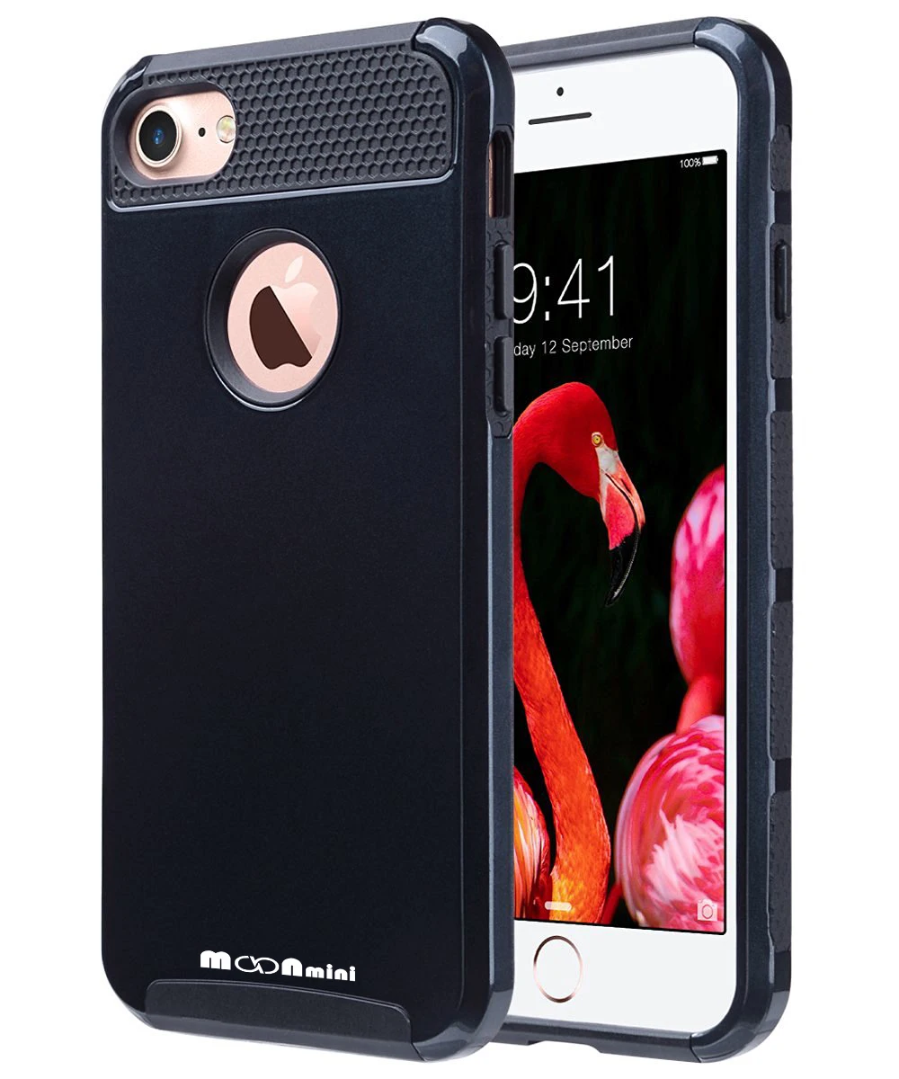 CASEWIN для iPhone 7 8 противоударный жесткий чехол телефона гибридный 2 в 1 Combo Жесткий PC +