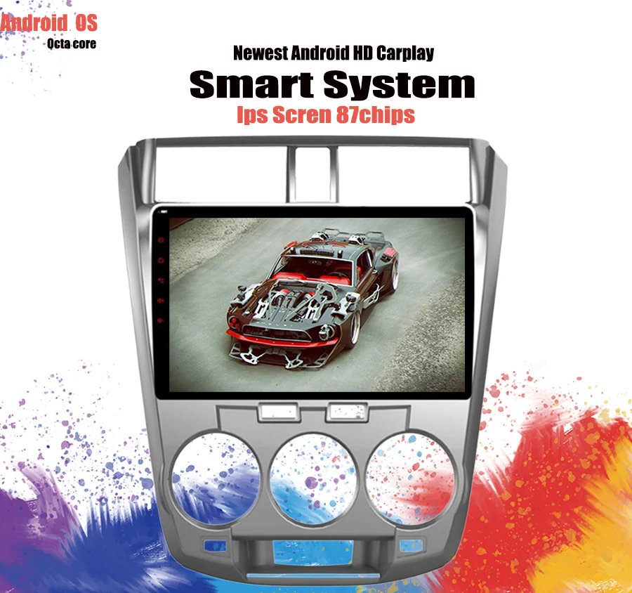 Экран 10 2 дюйма 6 ГБ ОЗУ Android 0 автомобильный DVD плеер система GPS навигации медиа