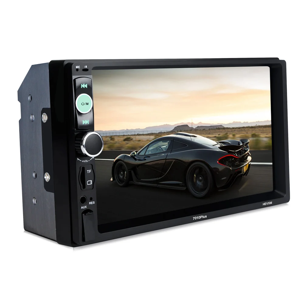 Автомагнитола 7010B Plus 7 &quot 2 din сенсорный экран bluetooth usb mp5 multimidio player Mirror Link камера