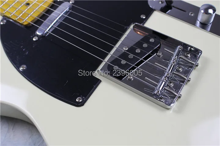 Сказочная гитара tele Guitar крем желтый 52 53 версия ретро тюнер китайский Фабричный