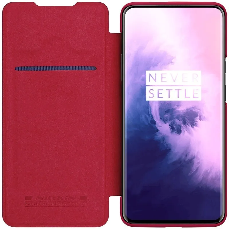 

NILLKIN OnePlus 8T Nord N10 5G N100 Flip Case Qin Luxury PU Leather Plastic Back Cover 1+8T /OnePlus Nord N10 5G Case