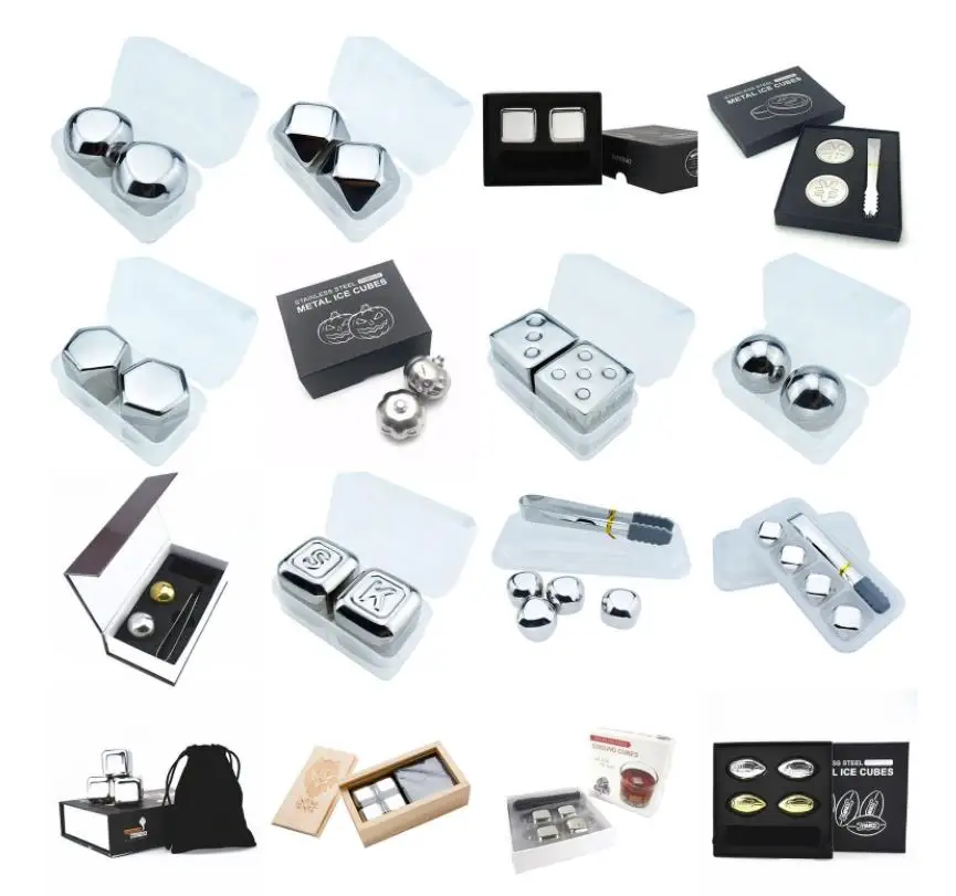 Нержавеющая сталь кубики льда для виски бар поставки Магия стеллаж