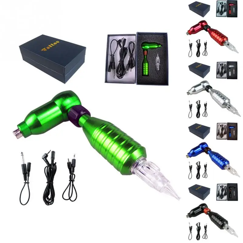 Тату машинка из алюминиевого сплава легкая без шума для тату пистолета двигателя