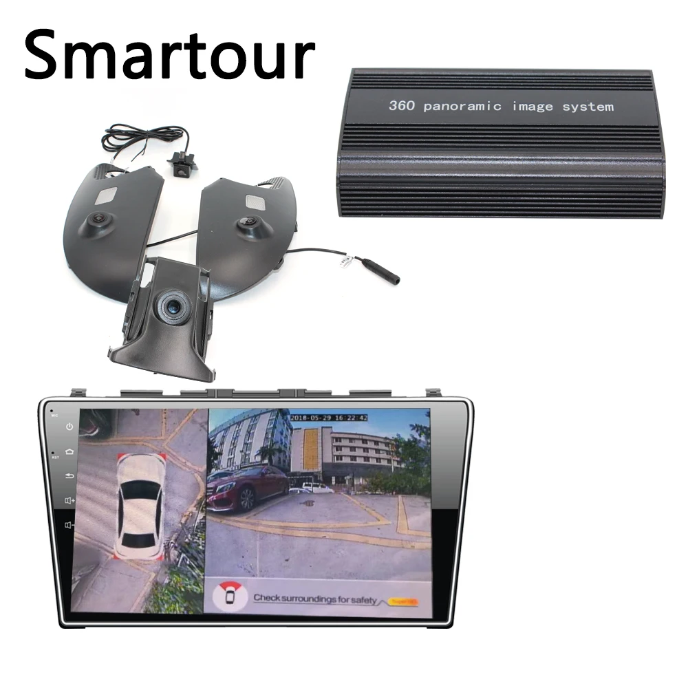 Smartour car 360 градусов птичий вид панорамная система объемного вида камера специально для Toyota Prado Land Cruiser DVR Запись