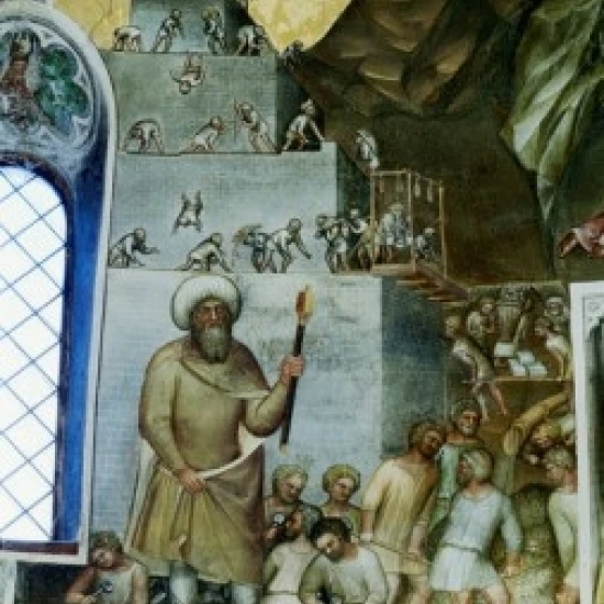 Башня вабель Giusto di Giovanni Menabuoi op 1363 d1393/итальянская Фреска баптистство собора Падуи