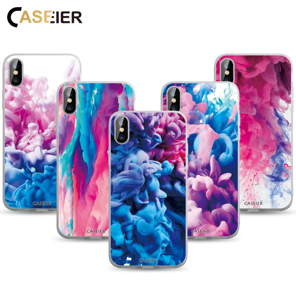 Чехол CASEIER для iphone 7 8 X XR XS MAX 6 s мягкий чехол 5 5S SE телефона 6s Plus |