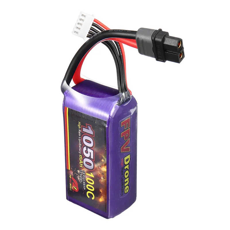 1/4 шт. мой красный берет 14 8 V 1050/1300/1800 мА/ч 100C 4S Lipo Батарея XT60 разъем для Eachine Tyro99