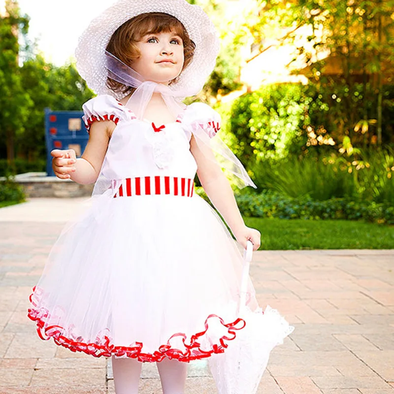 Fancy Tulle Costume For Kids Birthday Girl Ballet Clothes Princess Cosplay Christmas Dress Up 2-5T Sashes Baby Girls | Детская одежда и