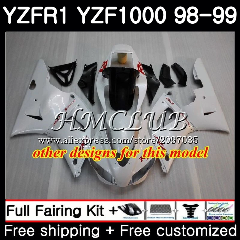 Боди для YAMAHA YZF 1000 YZF1000 R1 1998 1999 рамка 18HC. 0 R 1 YZF-R1 98 99 YZF-1000 YZFR1 обтекатель зеленый