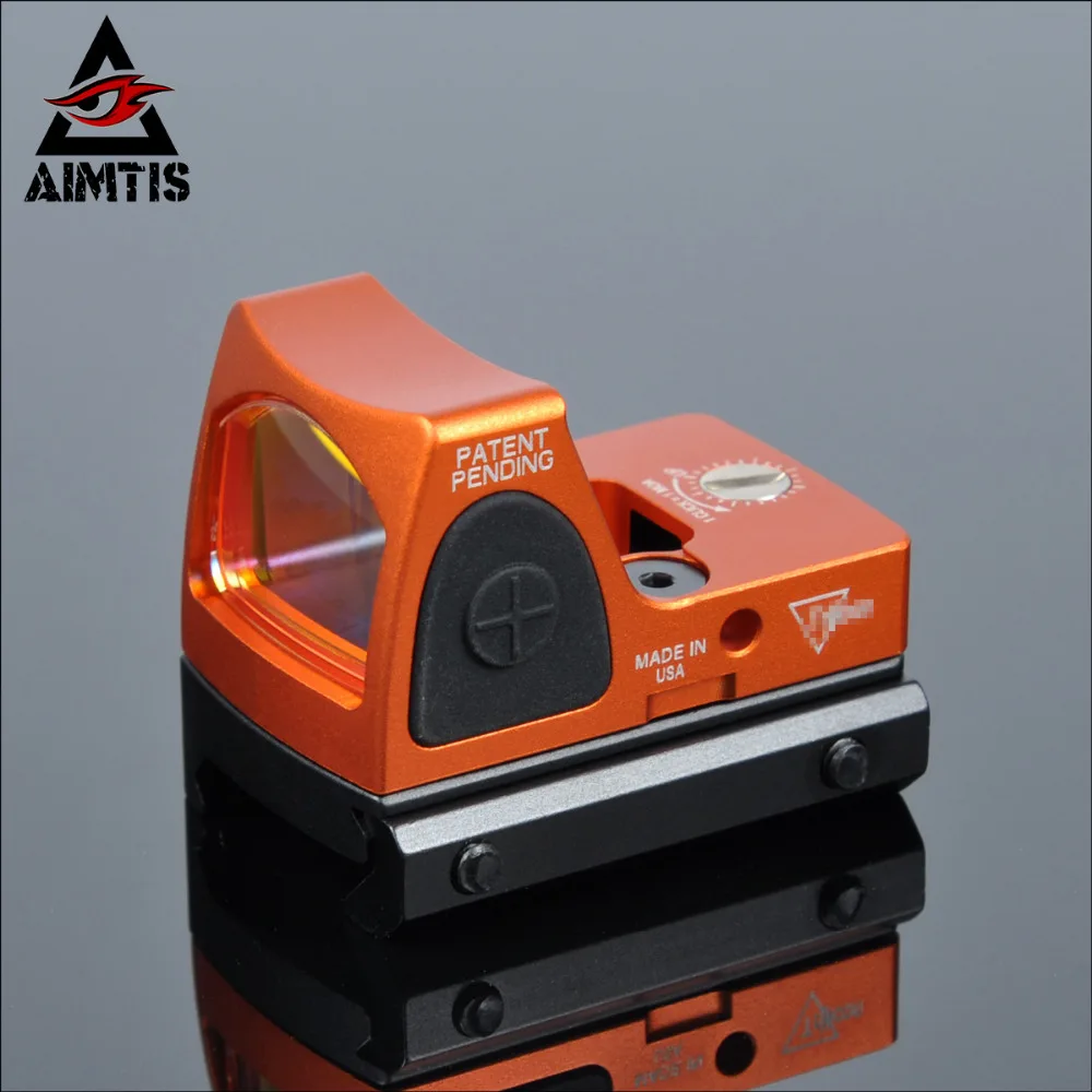 Прицел AIMTIS Red Dot тактический RMR Регулируемый рефлекс 3 25 MOA для охоты подходит
