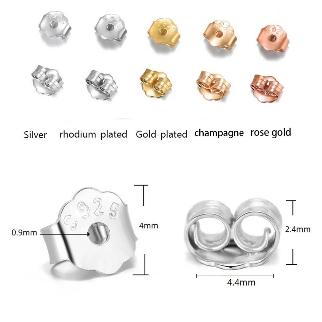 

ICNWAY 30pairs 925 sterling silver hook and stud wholesale lots bulk jewelry making DIY earring for women