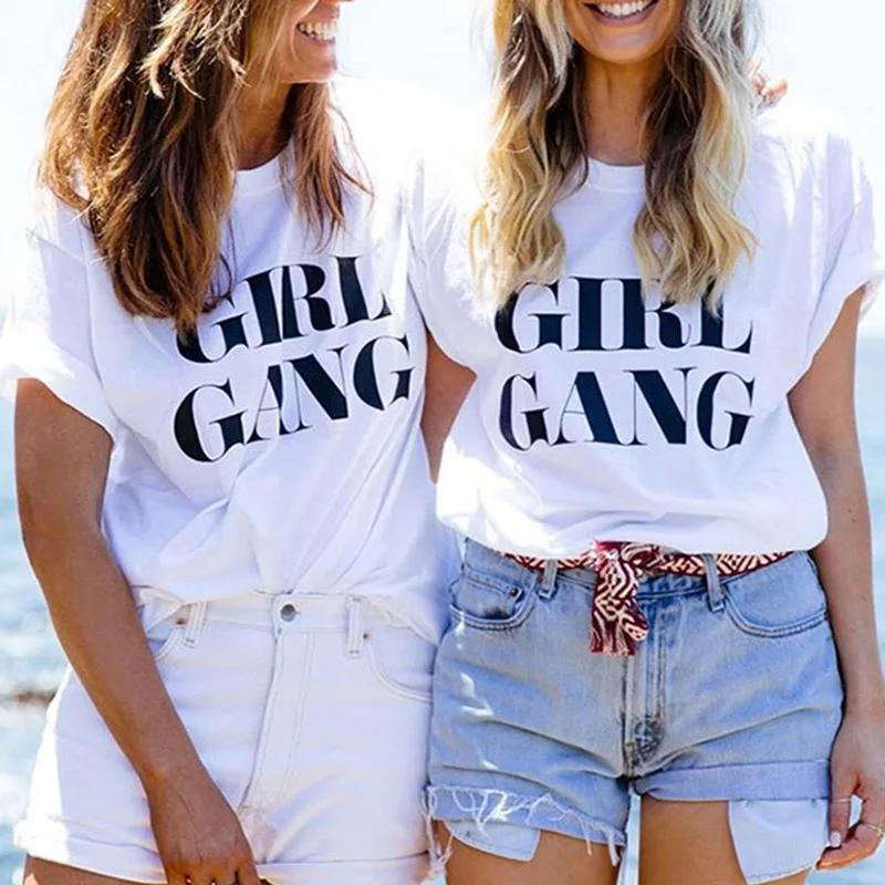 MIkialong/футболка для девочек с надписью Best Friend женская летняя футболка Femme черная