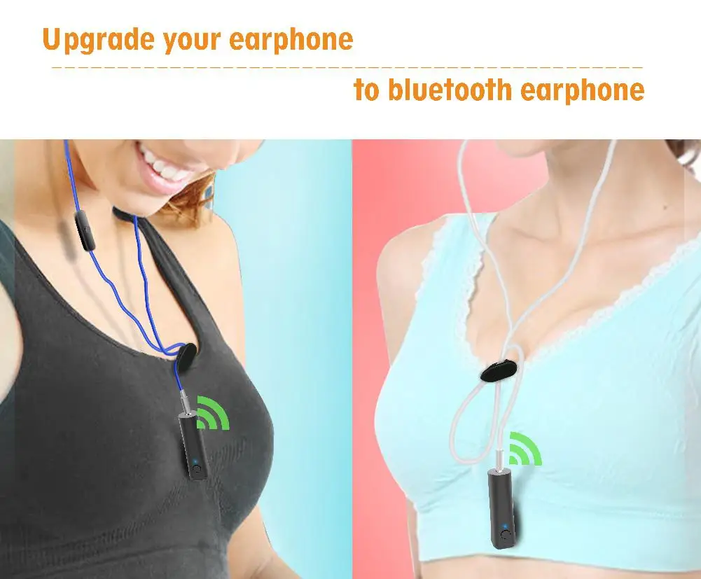 Ostart Bluetooth 5 0 стерео аудио адаптер 3 мм A2DP Handsfree музыкальный приемник для автомобиля
