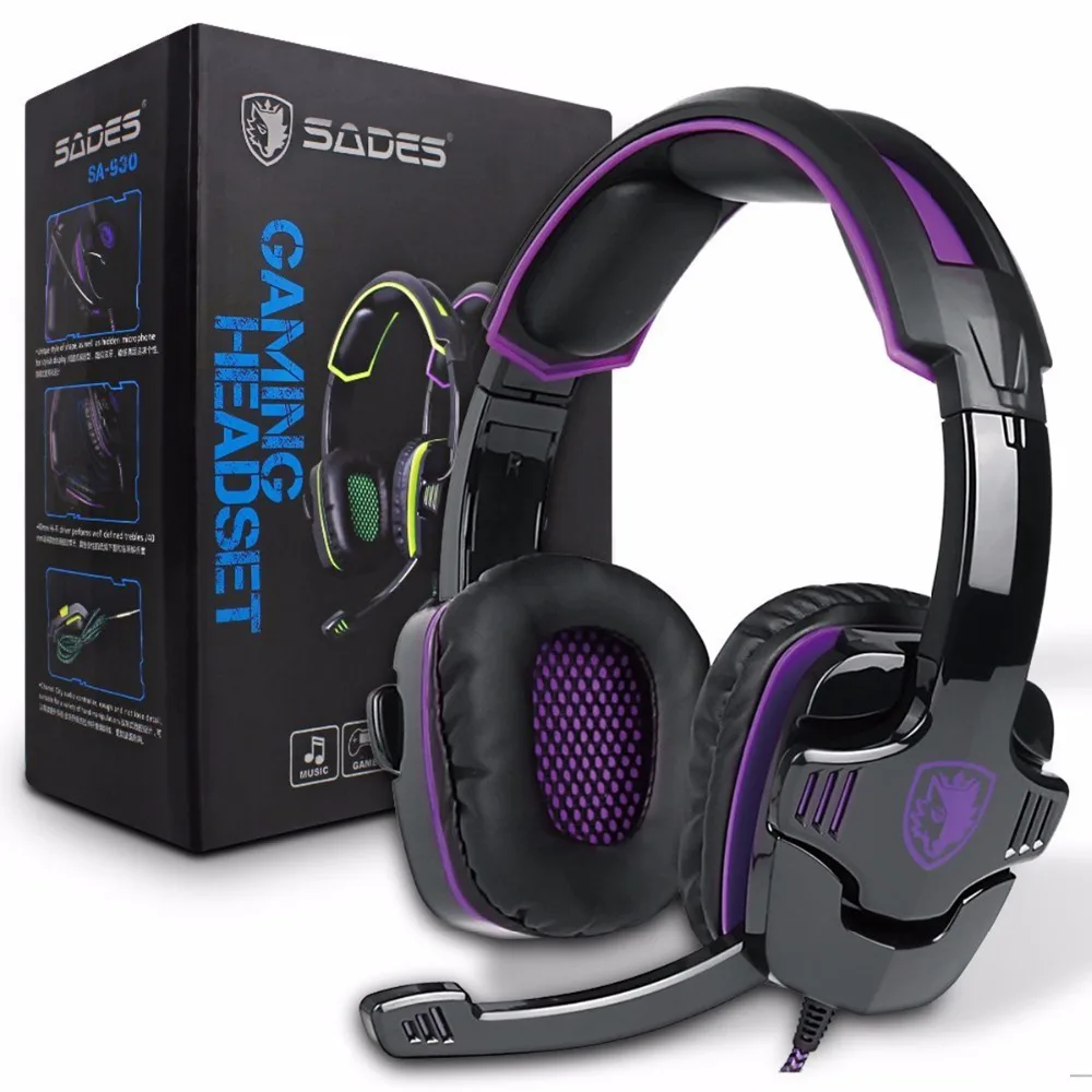 Проводная игровая гарнитура SOONHUA SA930 Pro 3 5 мм профессиональные игровые