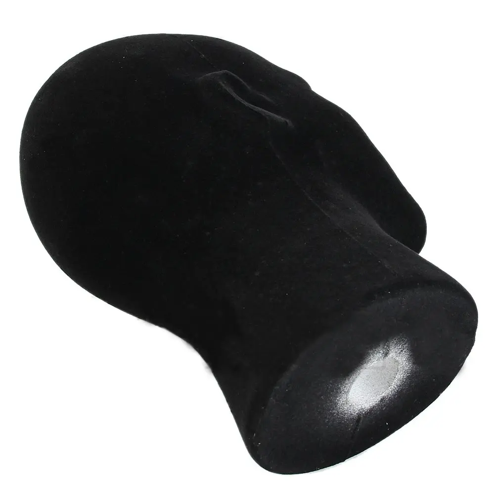 Male Styrofoam Foam Mannequin Manikin Head Model Wigs Glasses Cap Display Stand Black | Дом и сад