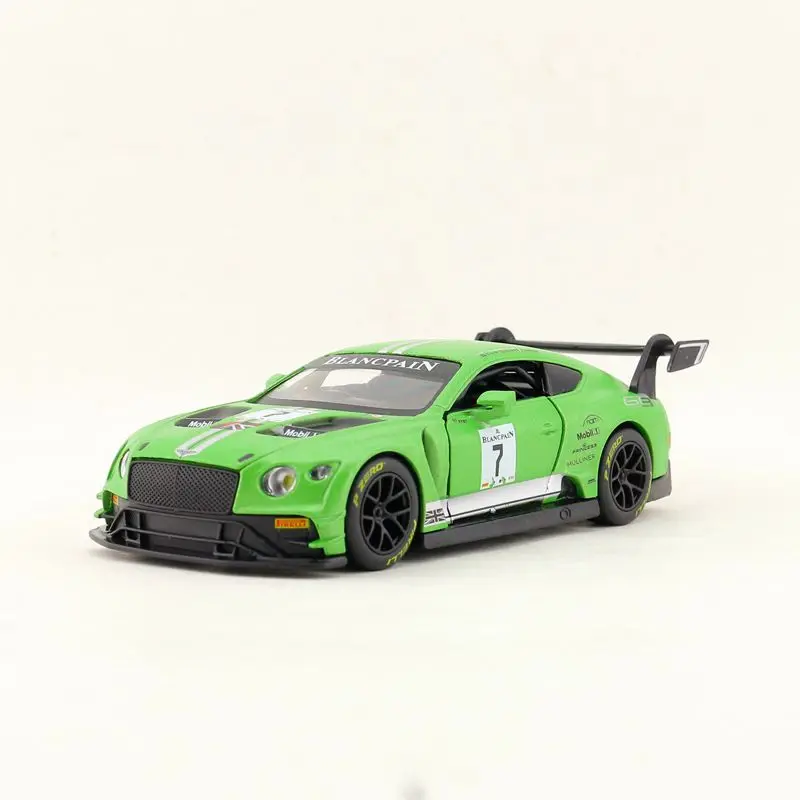 

Бесплатная доставка/литая игрушка модель/1:32/Blancpain GT Bentley Continental GT3 автомобиль/оттягивающийся назад/звук светильник/образовательная коллекци...