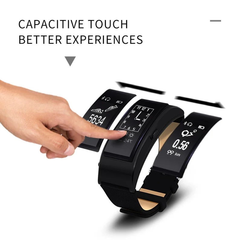 S3 PLUS Talk Band Bluetooth Гарнитура Браслет фитнес носимые спортивные совместимые