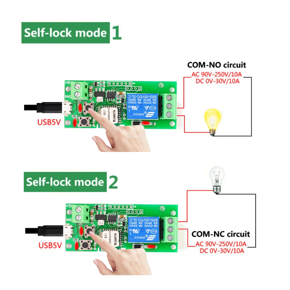 2 шт. eWeLink USB DC5V Wifi переключатель модули для автоматизации умного дома