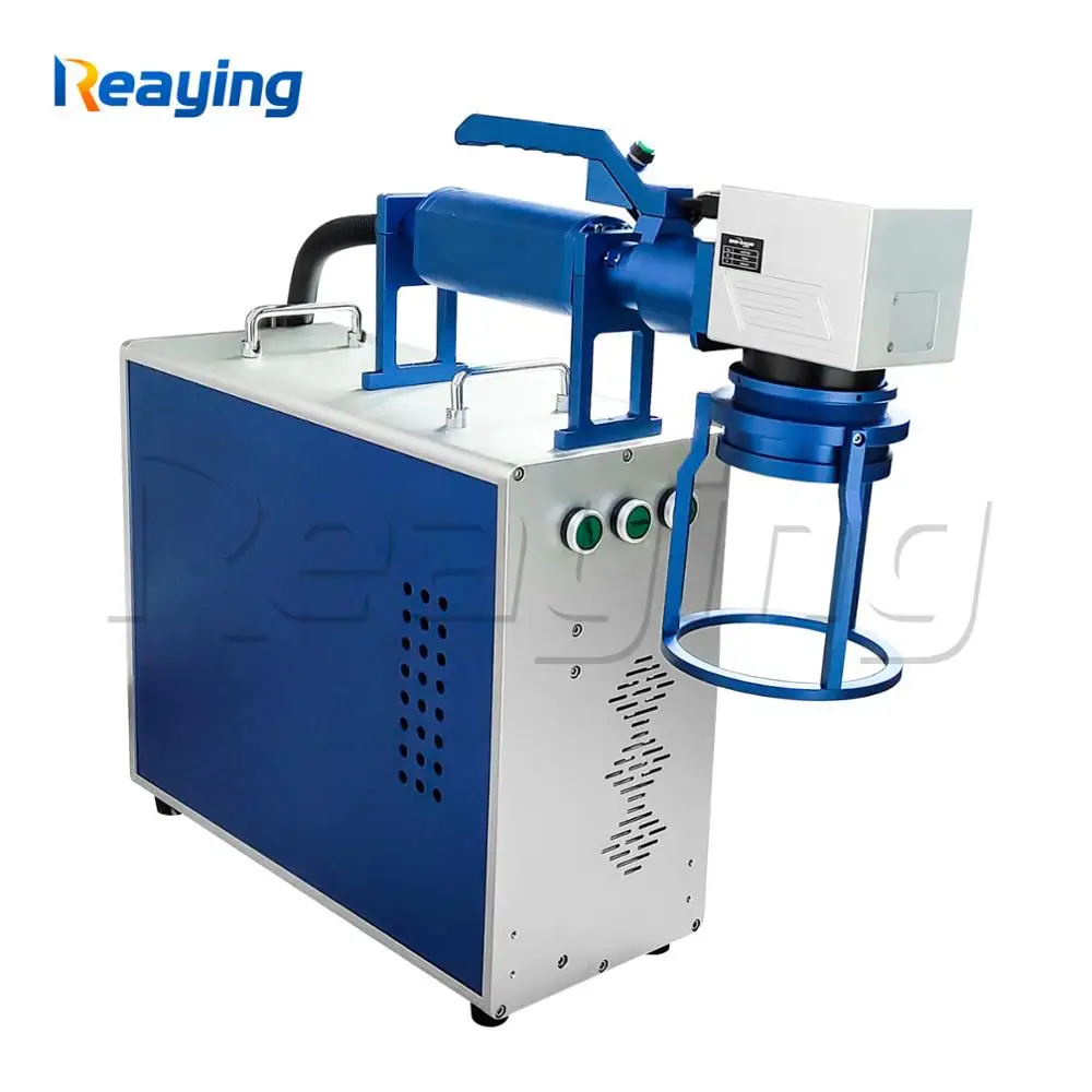 Ручной 50 Вт волоконный лазерный маркировочный гравировальный станок Reaying для