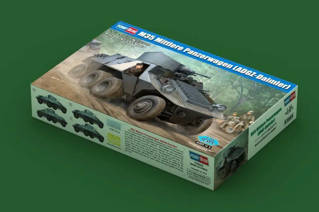 Модель Hobbyboss комплект 83889 1/35 M35 Mittlere Panzerwagen ADGZ daiстандарта|Наборы для сборки