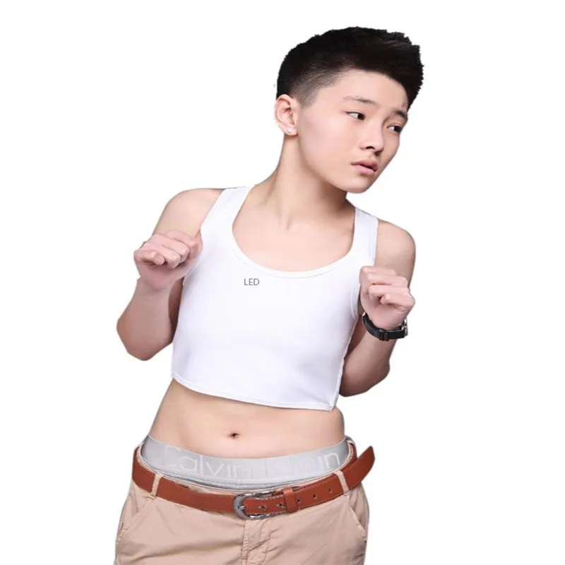 Корректирующее белье Грудь Биндер лесби-майка Топ Tomboy бинты бандаж Транс женские