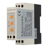 voltage monitoring relay dvrd 12 dc12v24v36v48v over voltage and under voltage protection relay 35mm guide rail 13 17v 10 14v