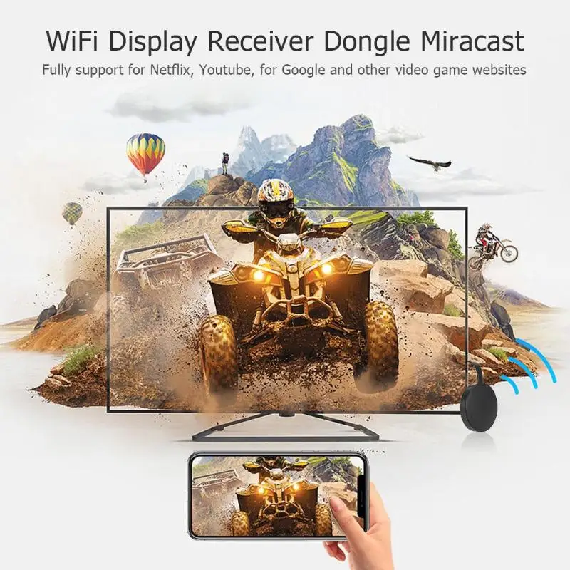 Беспроводной WiFi MiraScreen ТВ ключ HDMI Miracast DNLA Airplay дисплей Аудио Видео приемник