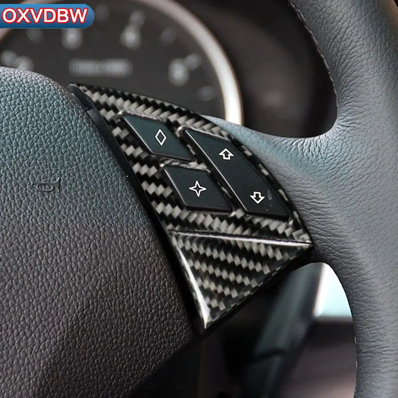 Кнопки для руля из углеродного волокна 3D стикер автомобиля M полоса эмблема bmw e60
