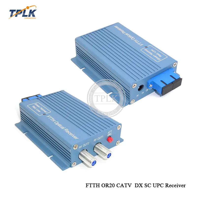 1 шт. FTTH OR20 CATV DX SC UPC приемник AGC с 2 выходными портами WDM для PON волоконно оптический