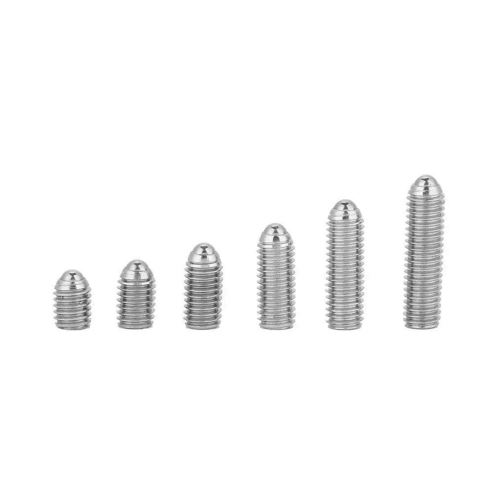 20Pcs M8 Stainless Steel Thread Hex Socket Spring Ball Plunger Screw High Quality | Обустройство дома