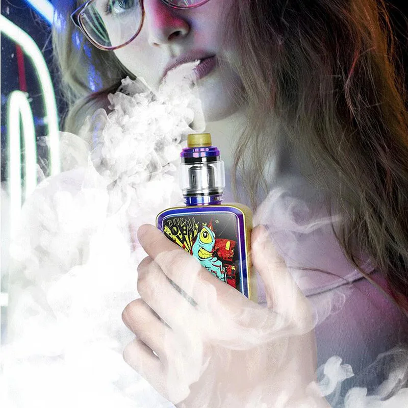 Электронная сигарета высокой мощности Vape комплект 228 Вт коробка мод с 5 мл бак