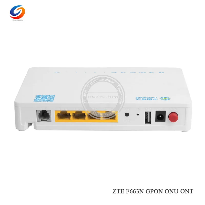 2019 самая популярная оригинальная прошивка на английском языке ZTE F663N ONT 3FE + 1GE 1Tel USB