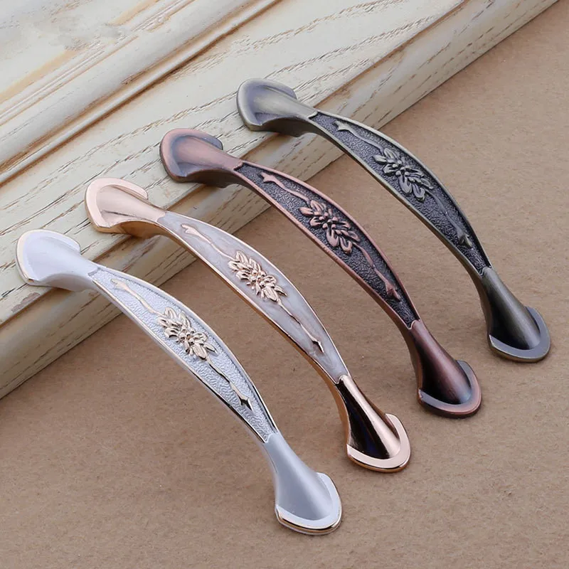 1pcs Zinc Alloy Ivory White Cabinet Handles Kitchen Cupboard Door Pulls Drawer Knobs European Fashion Furniture Handle Hardware |