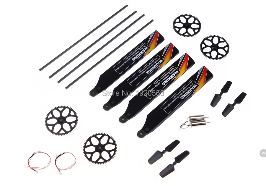 

Tool Kit Bag - Gears Main Rotor Blades Tail Boom Motor Wire Parts For Wltoys V911S V966 V988 V977 RC Helicopter