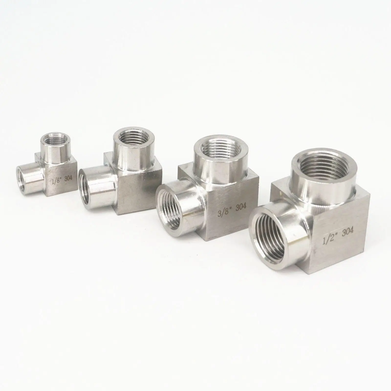 1/8 &quot1/4&quot 3/8 &quot1/2&quot 3/4 &quot1&quot BSP Eqaul женский локоть 90 градусов 304 фитинги из