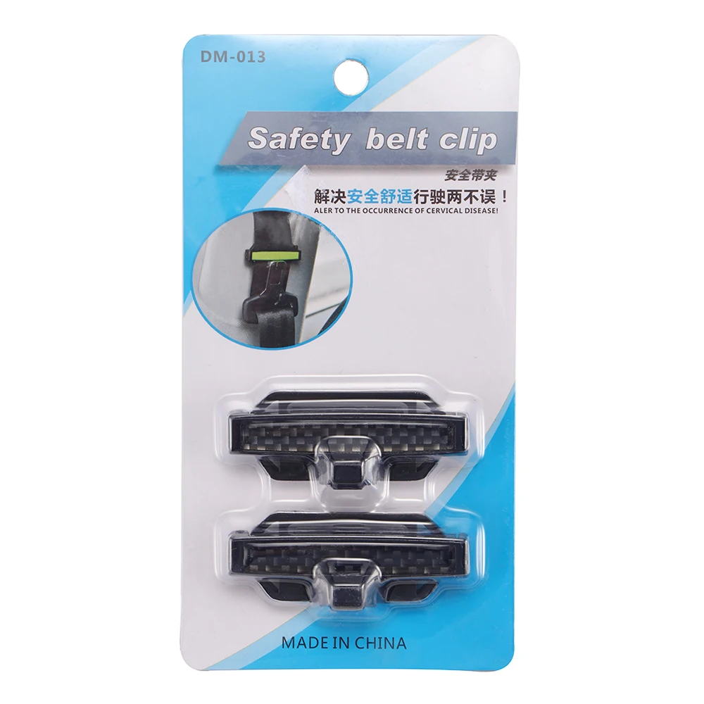 2 шт. универсальный зажим Крепление Регулируемый автомобильный Безопасность