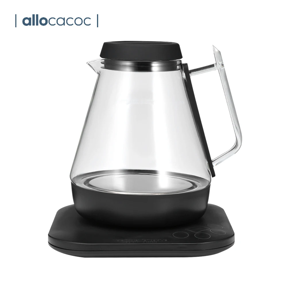 Allocacoc 1.3L умное стекло электрический чайник для воды приложение/Голосовое