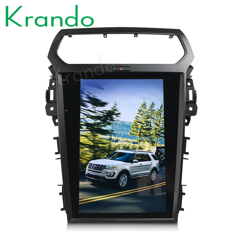 Krando Android 8 1 12 &quotвертикальный экран автомобиля радио gps навигация плеер для Ford Explorer