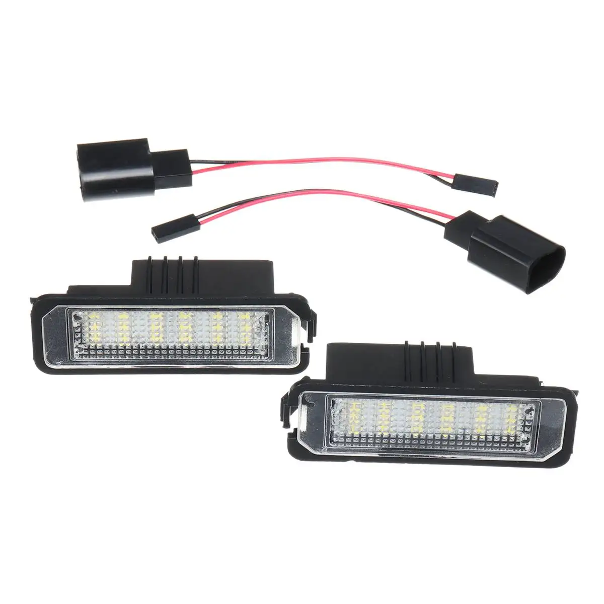 Autoleader 2 шт. светодиодные номерные знаки для VW Golf 4/5 Passat 3C Limo Lupo Polo 9N Универсальный