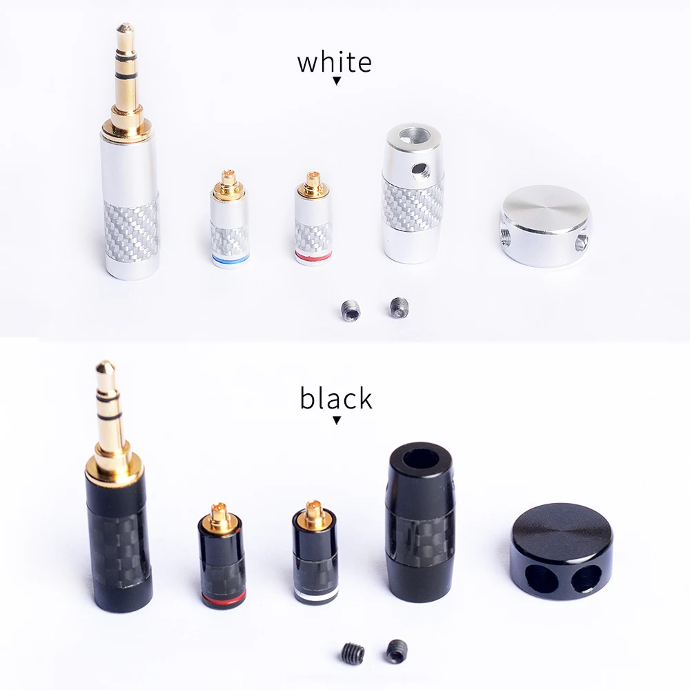 

OKCSC DIY Earphone Accessories Set 3.5mm Jack MMCX Connector Headphone Splitter for Sony XBA-Z5/Ultrazone IQ/SE535/W60